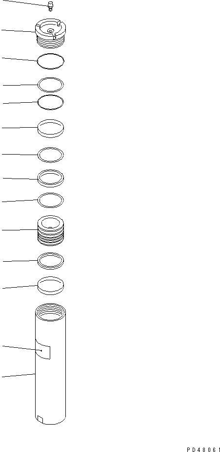 Схема запчастей Komatsu WA600-3 - АККУМУЛЯТОР (ДЛЯ E.C.S.S.) ОСНОВН. КОМПОНЕНТЫ И РЕМКОМПЛЕКТЫ