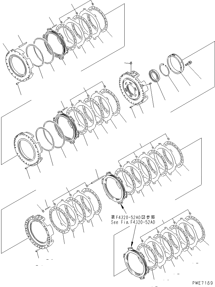 Схема запчастей Komatsu WA600-3D - ТРАНСМИССИЯ (3 И 2 И 1 КОЖУХ) ГИДРОТРАНСФОРМАТОР И ТРАНСМИССИЯ