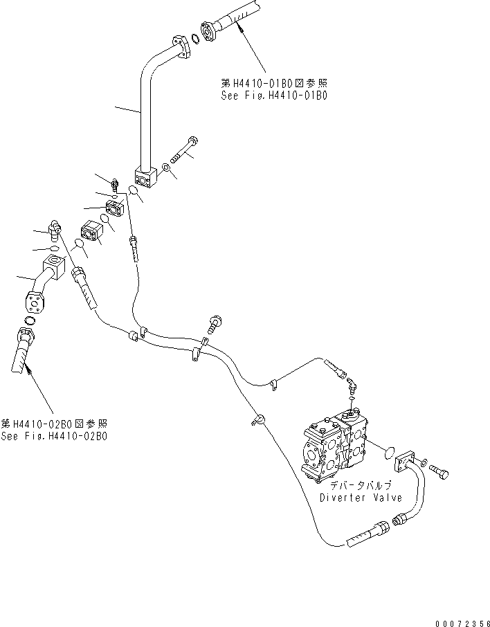 Схема запчастей Komatsu WA600-3 - ГИДРОЛИНИЯ ЭКСТРЕННОГО УПРАВЛЕНИЯ (ГЛАВН. ЛИНИЯ) (СПЕЦ-Я -40С)(№-) ГИДРАВЛИКА