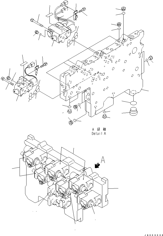 Схема запчастей Komatsu WA600-6 - ТРАНСМИССИЯ (MODULATION КЛАПАН) (/)(№-) ГИДРОТРАНСФОРМАТОР И ТРАНСМИССИЯ