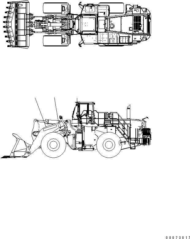 Схема запчастей Komatsu WA600-6 - СТРЕЛА И КОЛЕНЧАТЫЙ РЫЧАГ (МАРКИРОВКА) (КРОМЕ ЯПОН.)(№7-) РАБОЧЕЕ ОБОРУДОВАНИЕ