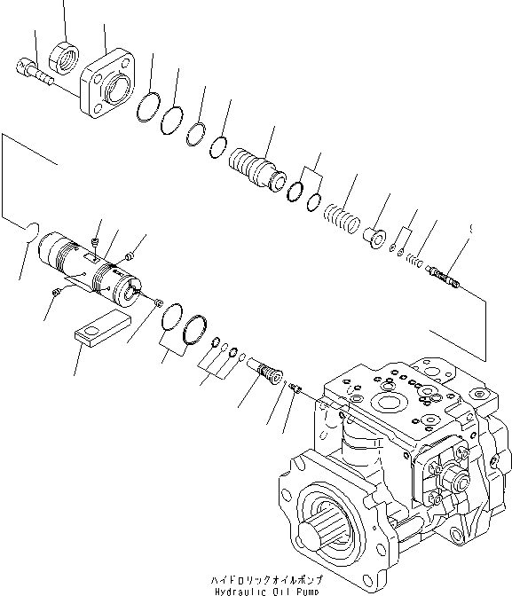 Схема запчастей Komatsu WA600-6 - ГИДР. НАСОС. (РУЛЕВ. УПРАВЛЕНИЕ) (/)(№-) ОСНОВН. КОМПОНЕНТЫ И РЕМКОМПЛЕКТЫ