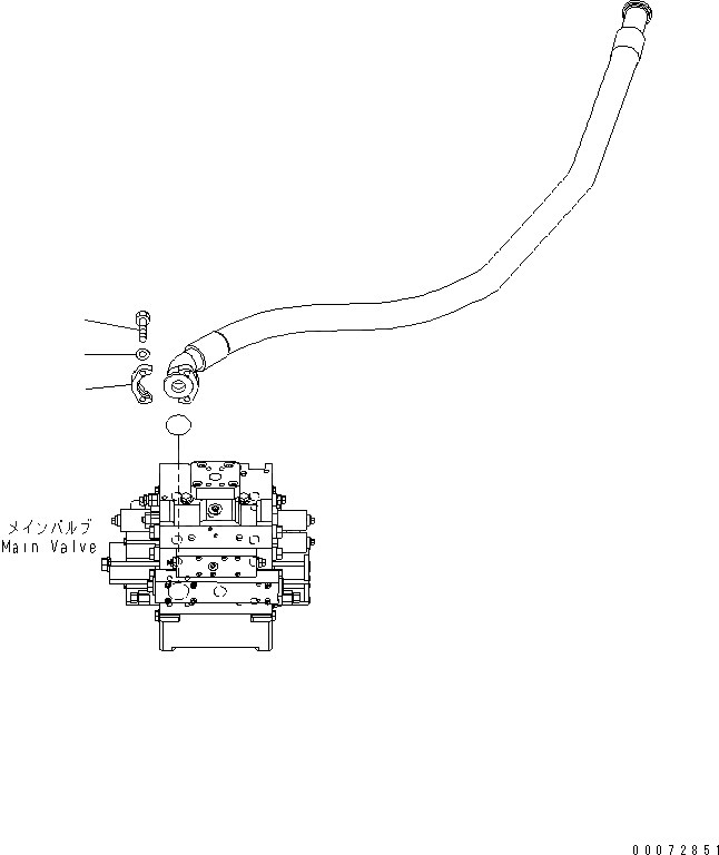 Схема запчастей Komatsu WA600-6R - ОСН. ГИДРАВЛ. КЛАПАН КОМПОНЕНТЫ (/) ГИДРАВЛИКА