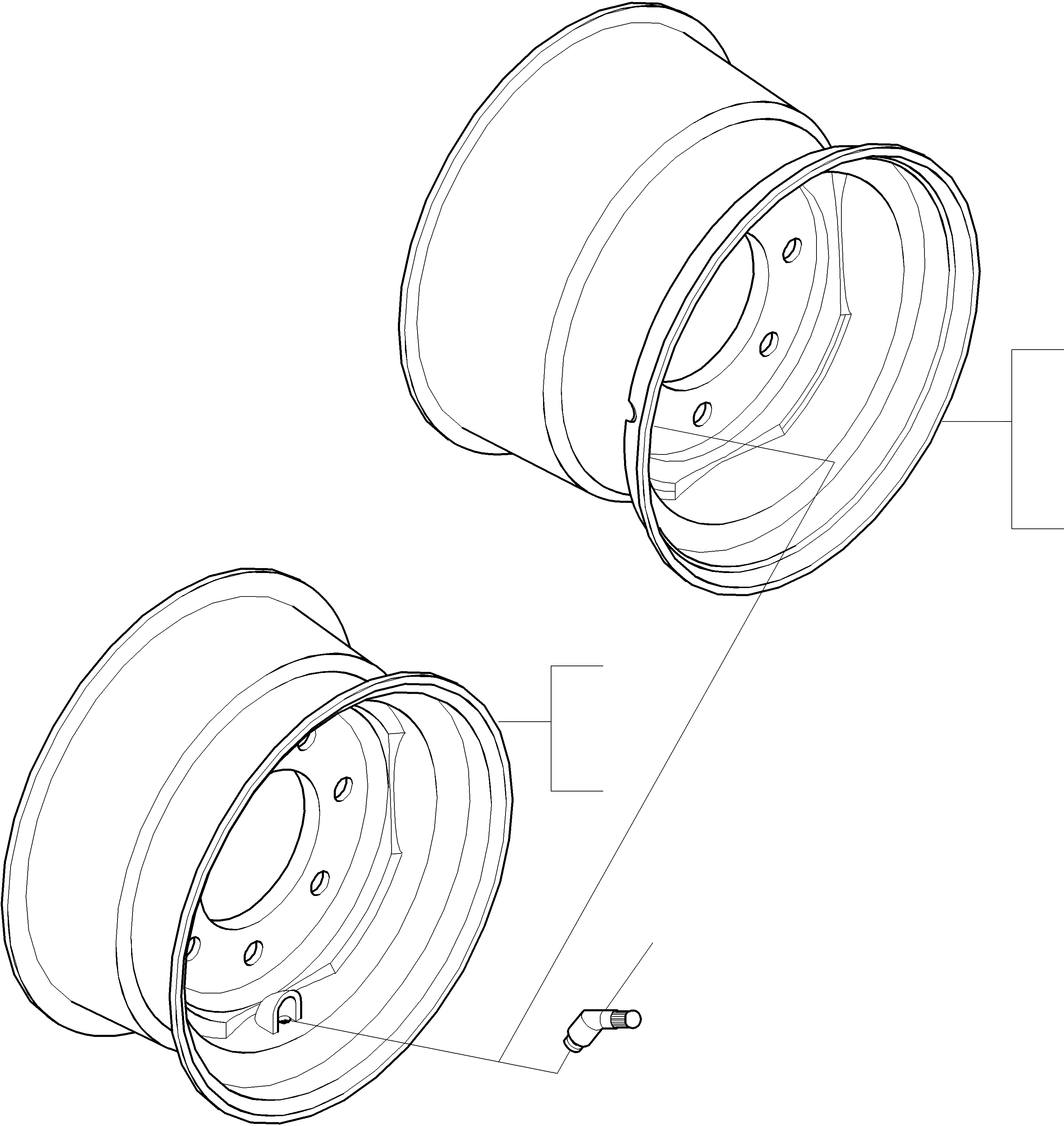 Схема запчастей Komatsu WA65-3 - DISC КОЛЕСА DISC КОЛЕСА, ЦЕПЬ