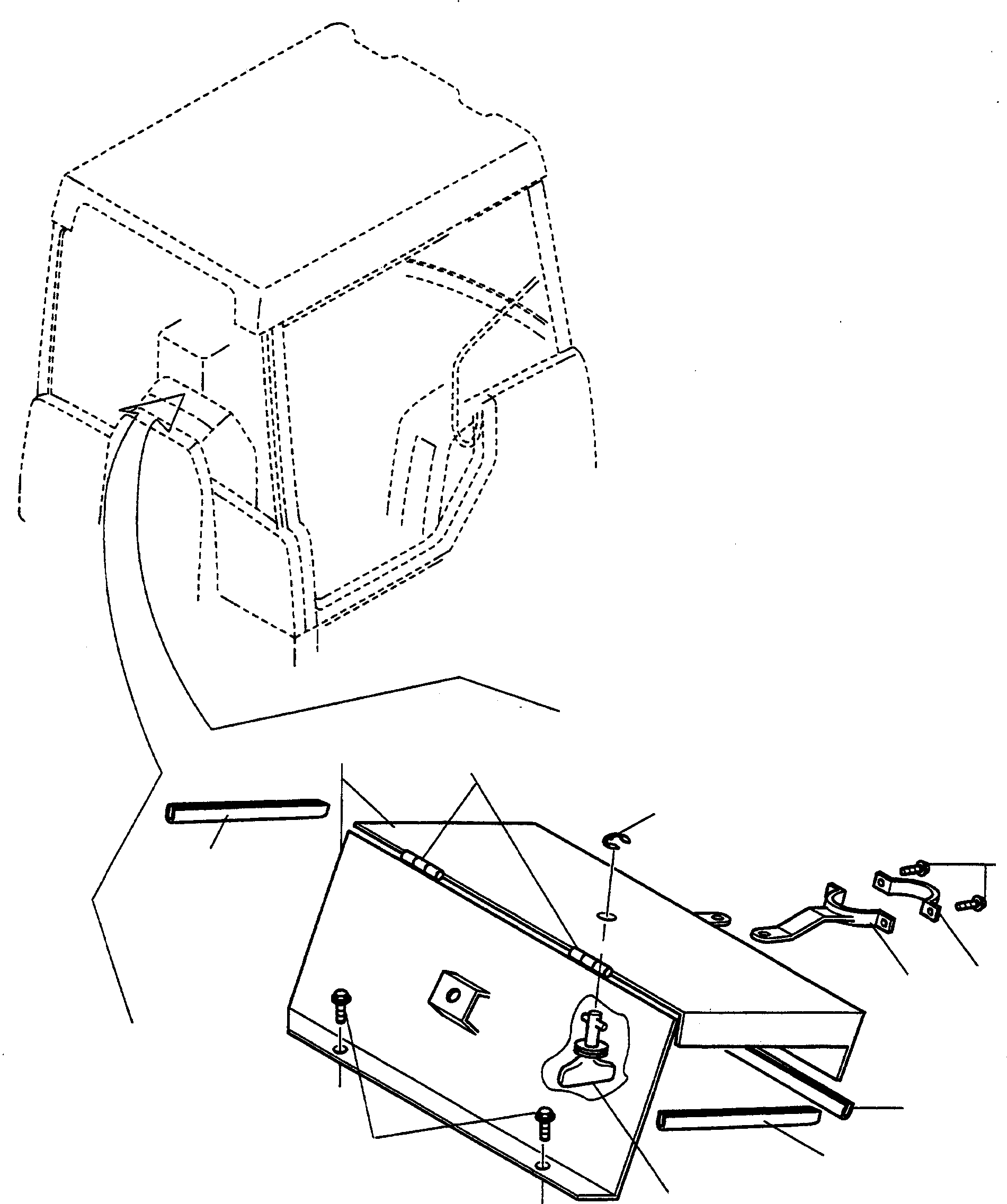 Схема запчастей Komatsu WA65-3 - INSTRUMENT КОРПУС И ATTACHING ЧАСТИ, НАВЕС ЭЛЕКТРИЧ. СИСТЕМА