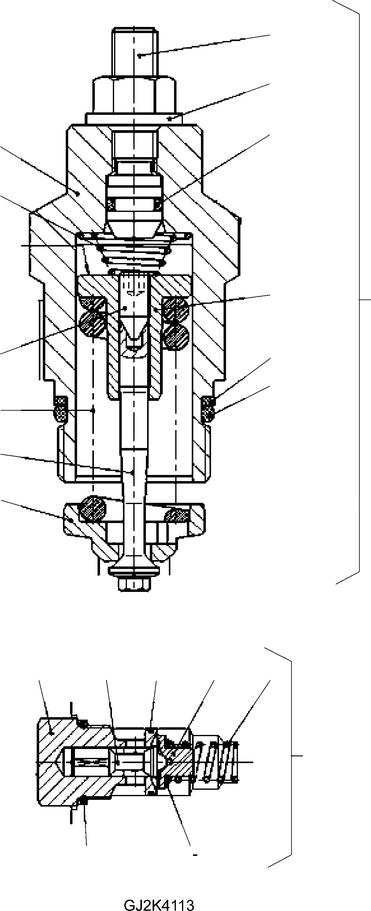 Схема запчастей Komatsu WA65-5 - AXIAL ПОРШЕНЬ НАСОС AXIAL ПОРШЕНЬ НАСОС