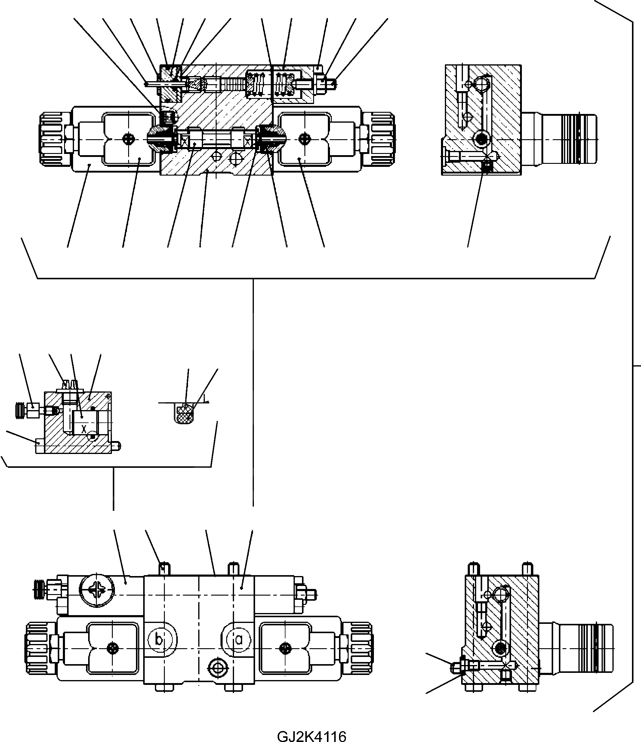 Схема запчастей Komatsu WA65-6 - ГИДР. НАСОС. (ВНУТР. ЧАСТИ) (9/) Y ОСНОВН. КОМПОНЕНТЫ И РЕМКОМПЛЕКТЫ