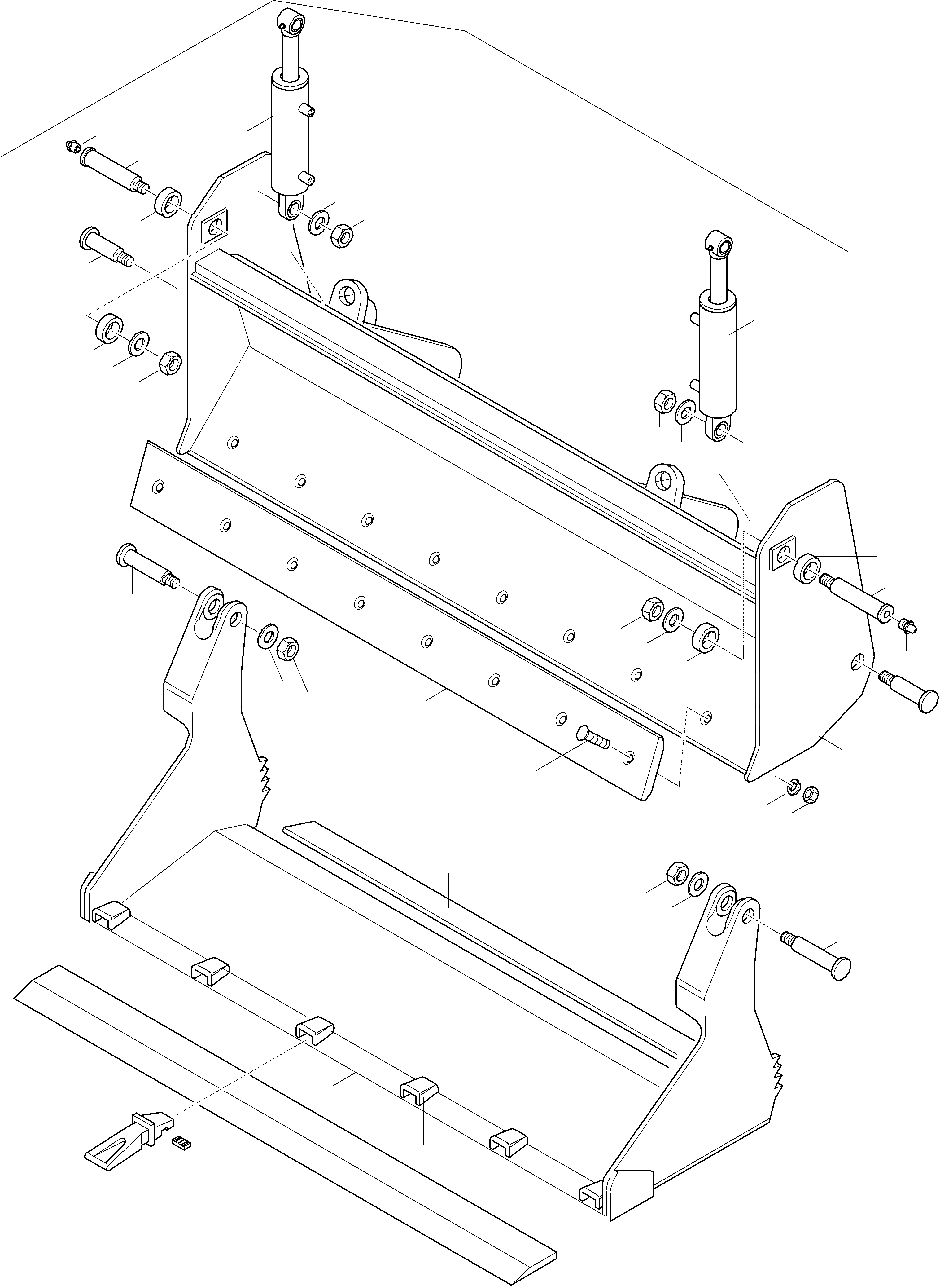 Схема запчастей Komatsu WA65PT-3 - GRAB КОВШ ОБОРУД-Е