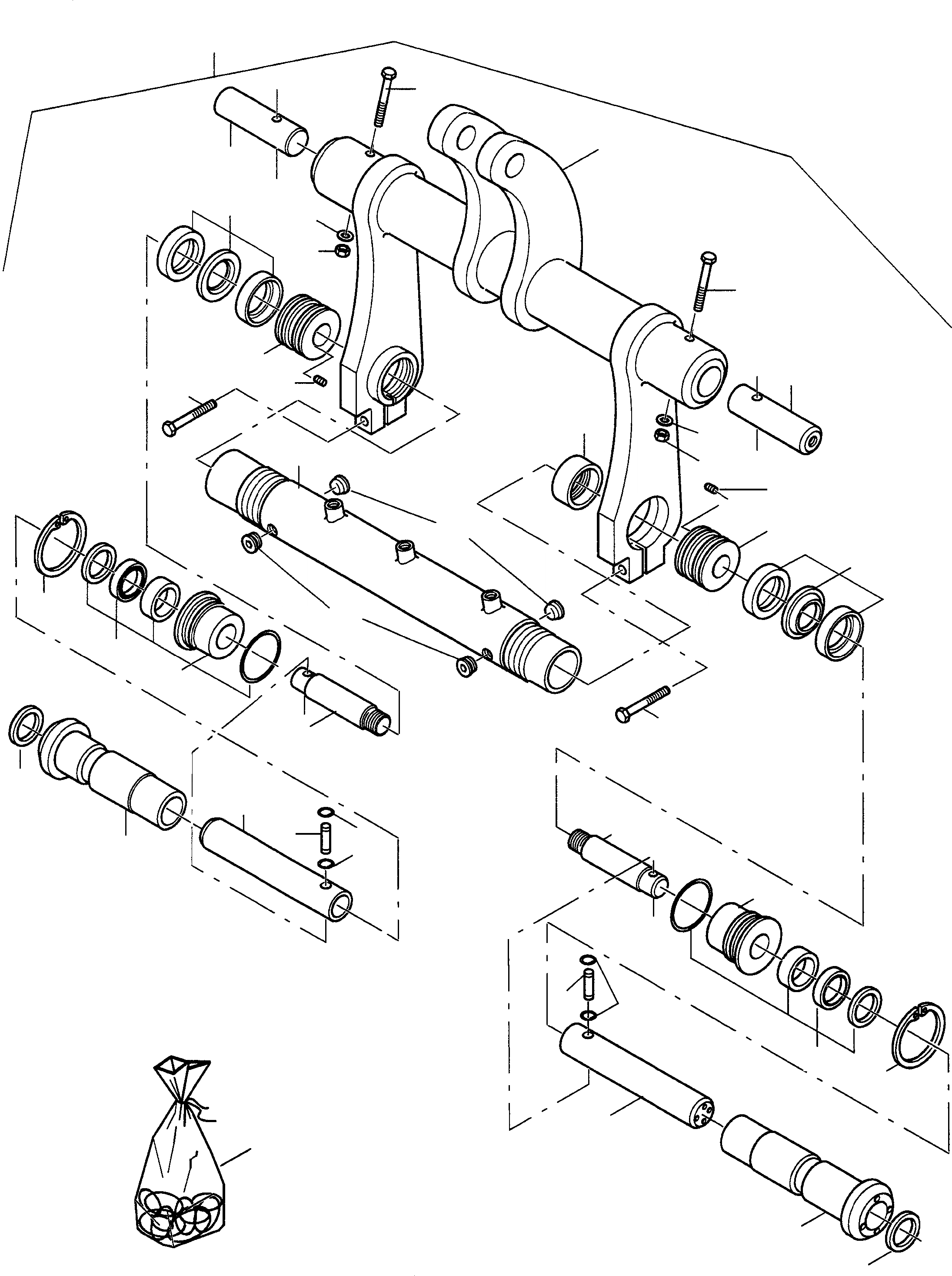 Схема запчастей Komatsu WA65PT-3 - QUICK CHANGE DEVICE ОБОРУД-Е