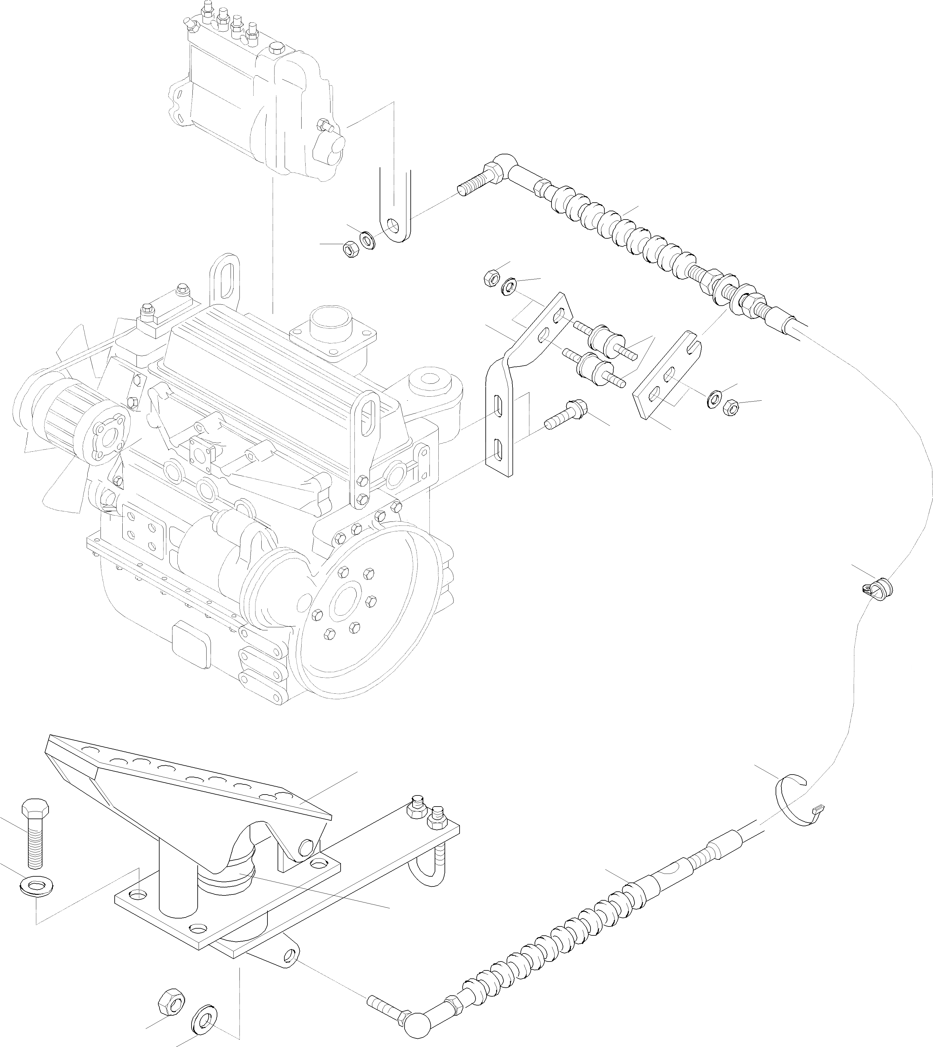 Схема запчастей Komatsu WA65PT-3 HA050075 - HA0500108 - УПРАВЛ-Е ДВИГАТЕЛЕМ ДВИГАТЕЛЬ, КРЕПЛЕНИЕ ДВИГАТЕЛЯ