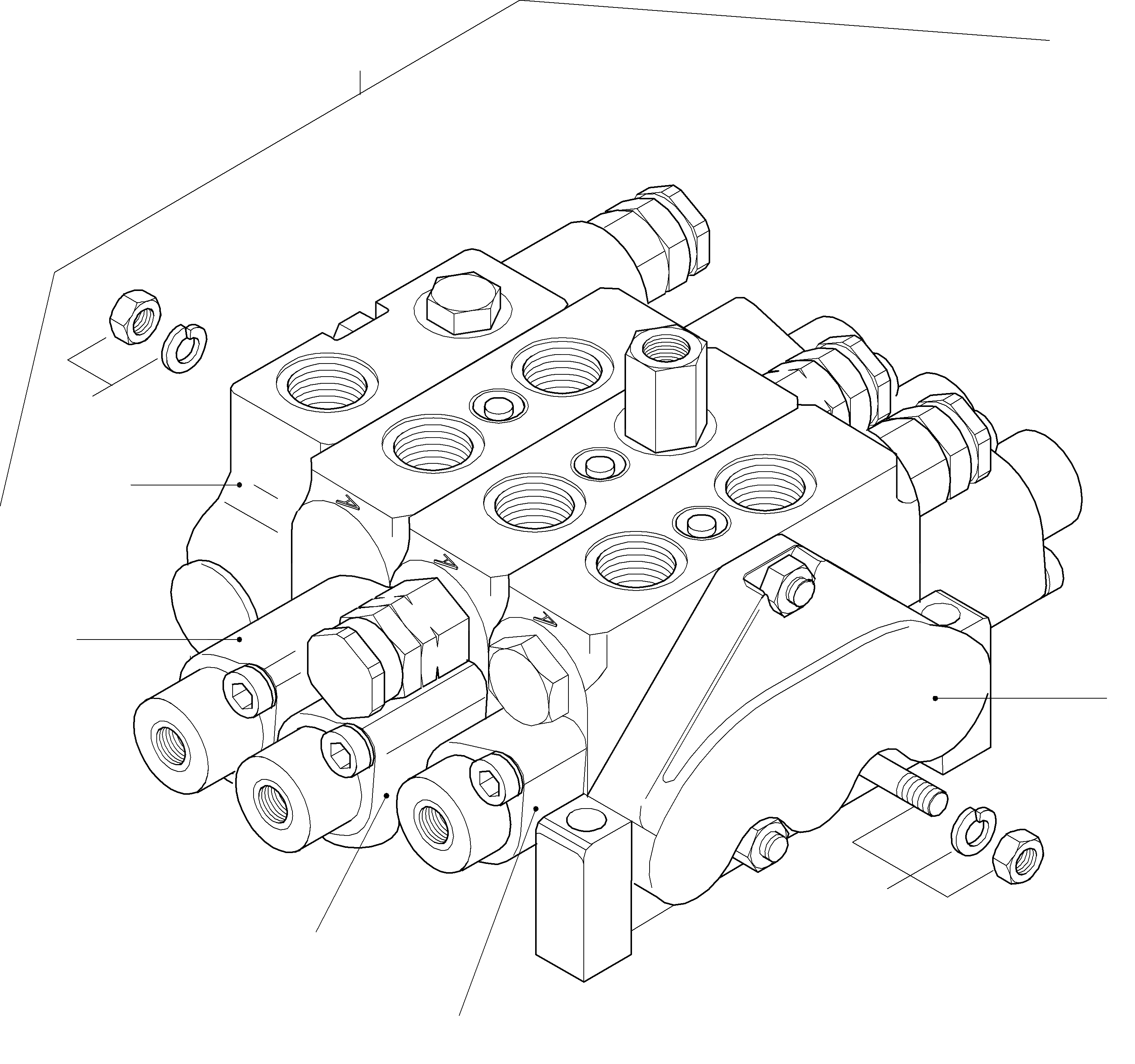 Схема запчастей Komatsu WA65PT-3 HA050075 - HA0500108 - УПРАВЛЯЮЩ. КЛАПАН ГИДРАВЛИКА