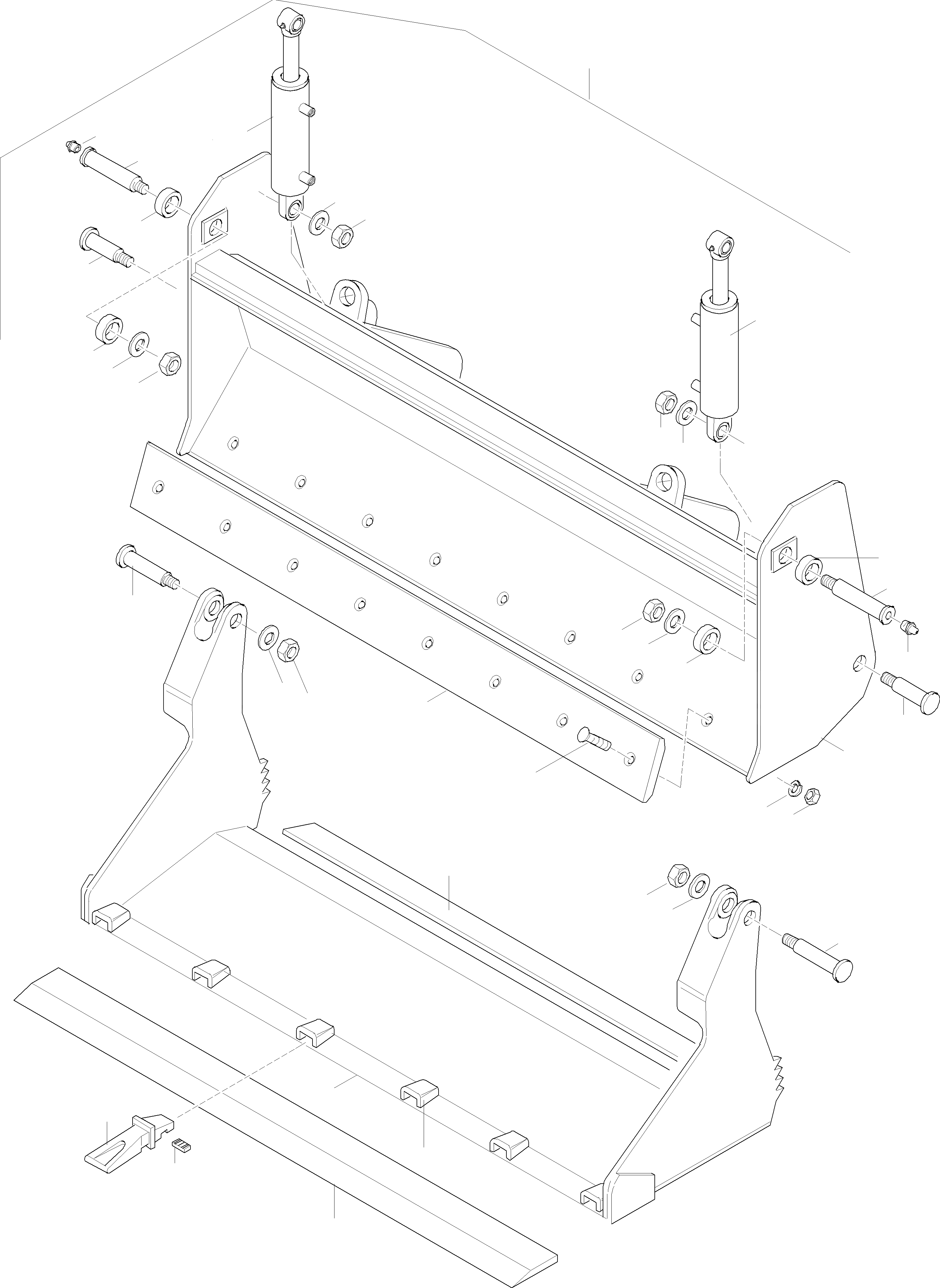 Схема запчастей Komatsu WA65PT-3 HA050075 - HA0500108 - GRAB КОВШ, ЧАСТЬ I ОБОРУД-Е