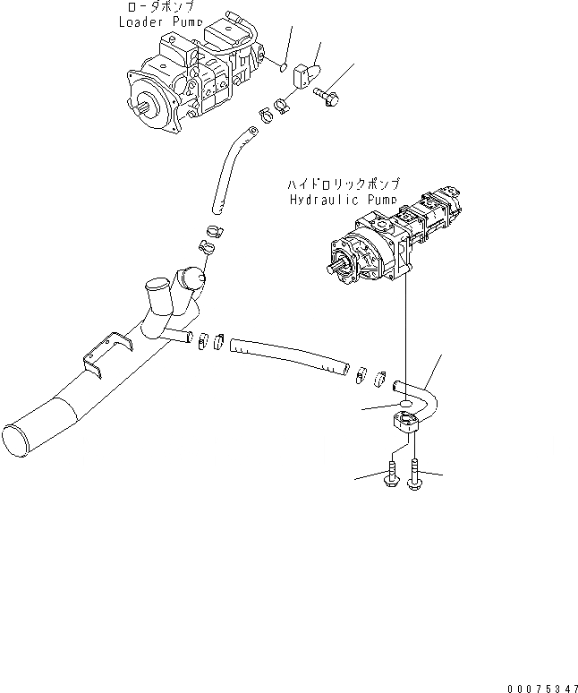 Схема запчастей Komatsu WA700-3 - ГИДРОТРАНСФОРМАТОР И ТРАНСМИССИЯ (ГИДРОЛИНИЯ) (ГЛАВН. ЛИНИЯ)(№7-) ГИДРОТРАНСФОРМАТОР И ТРАНСМИССИЯ