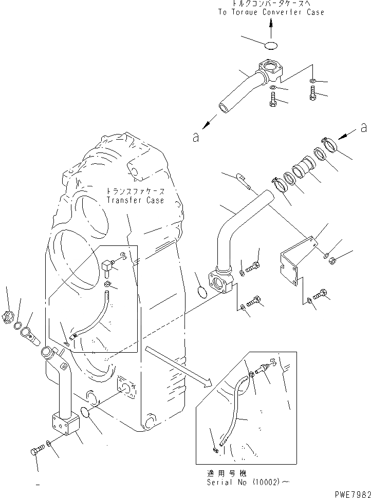 Схема запчастей Komatsu WA700-3 - НАПОЛНИТЕЛЬ ГИДРОТРАНСФОРМАТОР И ТРАНСМИССИЯ