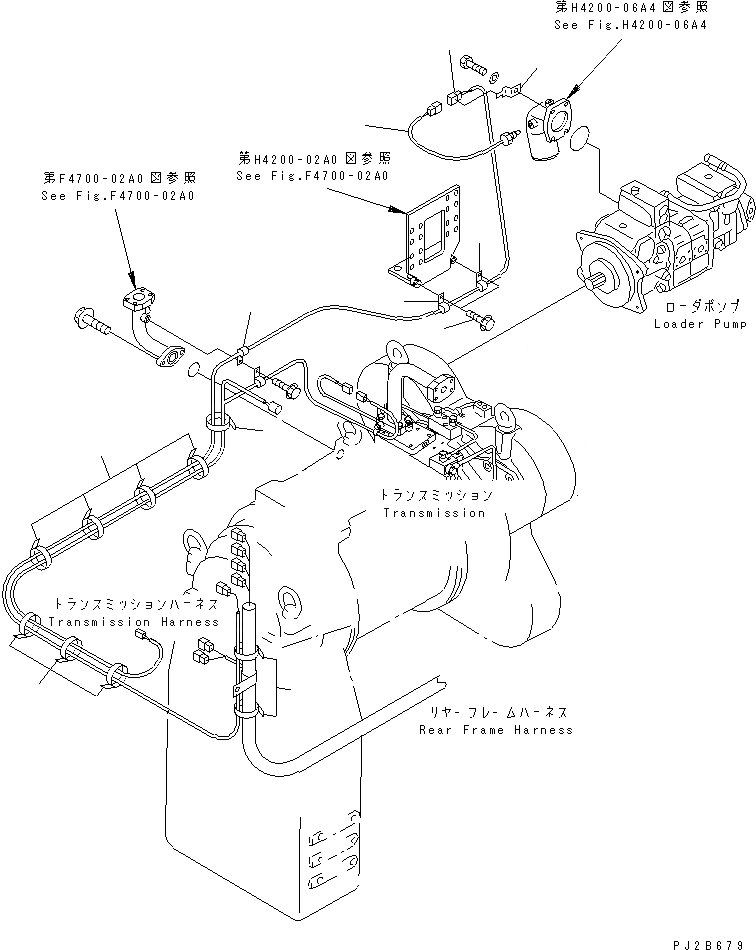 Схема запчастей Komatsu WA700-3 - ПОЛ Э/ПРОВОДКА (MODULAR MINING СИСТЕМА ЛИНИЯ) (КРОМЕ ЯПОН.) (ДЛЯ MODULAR MINING СИСТЕМА)(№-7) КАБИНА ОПЕРАТОРА И СИСТЕМА УПРАВЛЕНИЯ