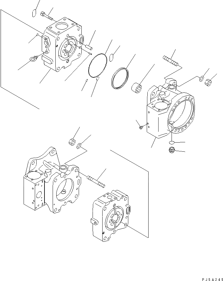 Схема запчастей Komatsu WA700-3 - ПЕРЕКЛЮЧАТЕЛЬ НАСОС (/) (ДЛЯ ACTIVE РАБОЧ.ING)(№-) ОСНОВН. КОМПОНЕНТЫ И РЕМКОМПЛЕКТЫ