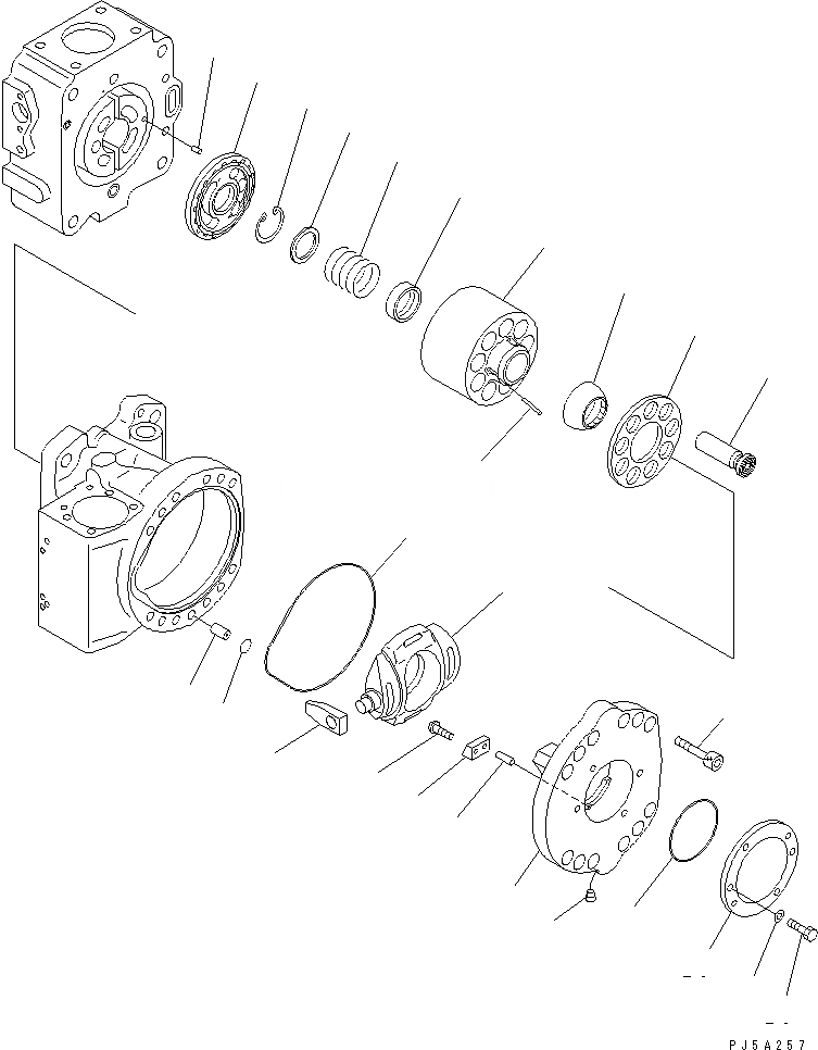 Схема запчастей Komatsu WA700-3 - ПЕРЕКЛЮЧАТЕЛЬ НАСОС (/) (ДЛЯ ACTIVE РАБОЧ.ING)(№-) ОСНОВН. КОМПОНЕНТЫ И РЕМКОМПЛЕКТЫ