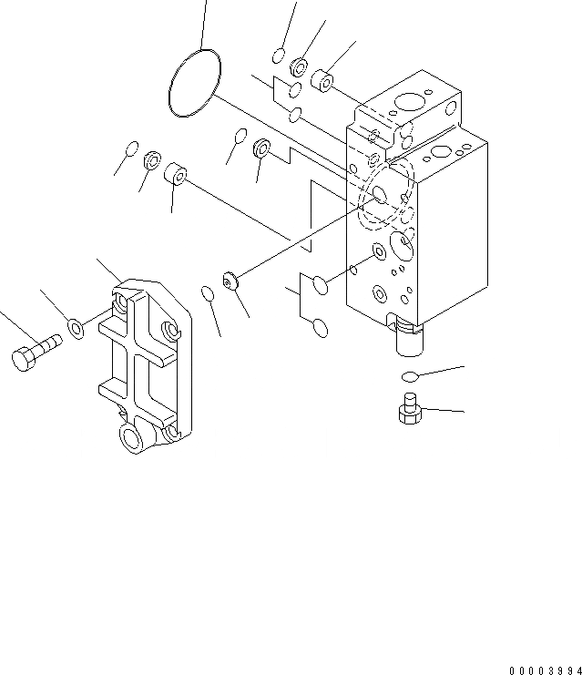 Схема запчастей Komatsu WA700-3 - ПЕРЕКЛЮЧАТЕЛЬ НАСОС (9/) (ДЛЯ ACTIVE РАБОЧ.ING)(№-) ОСНОВН. КОМПОНЕНТЫ И РЕМКОМПЛЕКТЫ