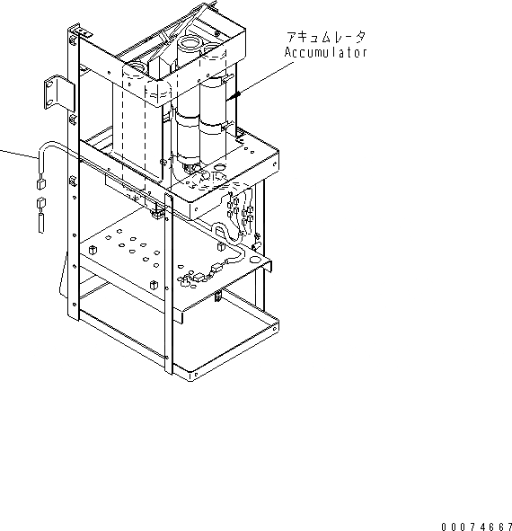 Схема запчастей Komatsu WA700-3 - УПРАВЛ-Е ТОРМОЗОМ (COMPORNENT КОРПУС ЛИНИЯ)(№7-) КАБИНА ОПЕРАТОРА И СИСТЕМА УПРАВЛЕНИЯ