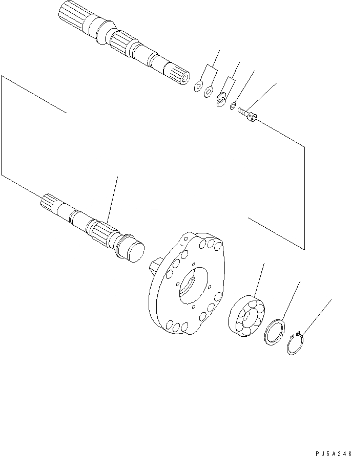 Схема запчастей Komatsu WA700-3 - ПОГРУЗ. НАСОС (/) (ДЛЯ ACTIVE РАБОЧ.ING) (ДЛЯ KA)(№-) ОСНОВН. КОМПОНЕНТЫ И РЕМКОМПЛЕКТЫ