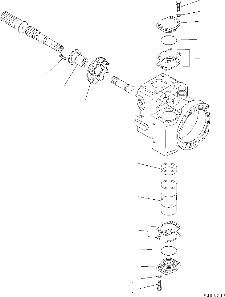 Схема запчастей Komatsu WA700-3 - ПОГРУЗ. НАСОС (7/) (ДЛЯ ACTIVE РАБОЧ.ING) (ДЛЯ KA)(№-) ОСНОВН. КОМПОНЕНТЫ И РЕМКОМПЛЕКТЫ