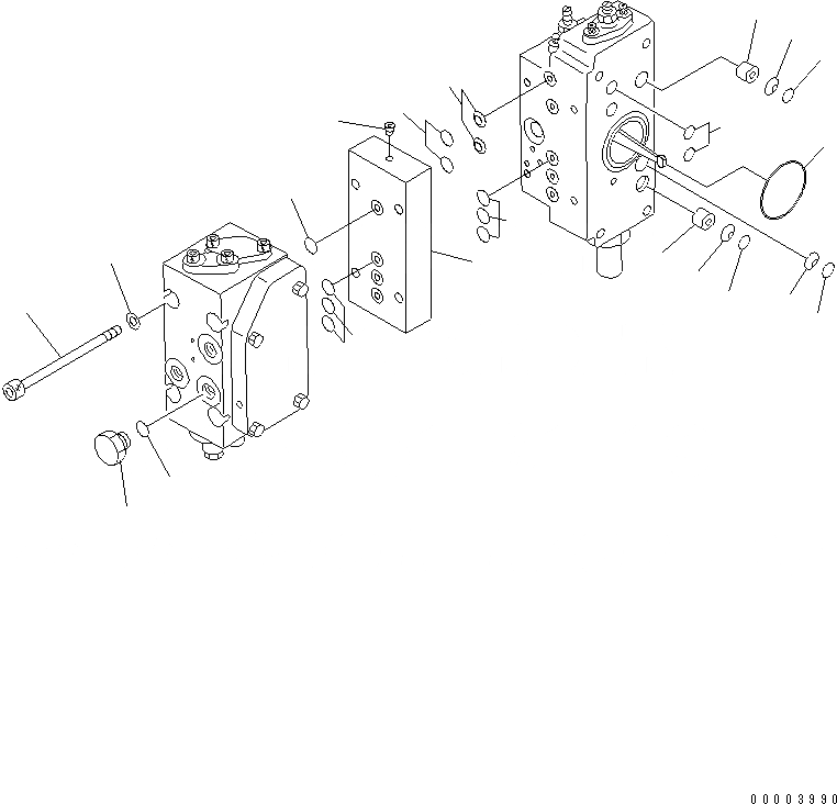 Схема запчастей Komatsu WA700-3 - ПОГРУЗ. НАСОС (/) (ДЛЯ ACTIVE РАБОЧ.ING) (ДЛЯ KA)(№-) ОСНОВН. КОМПОНЕНТЫ И РЕМКОМПЛЕКТЫ