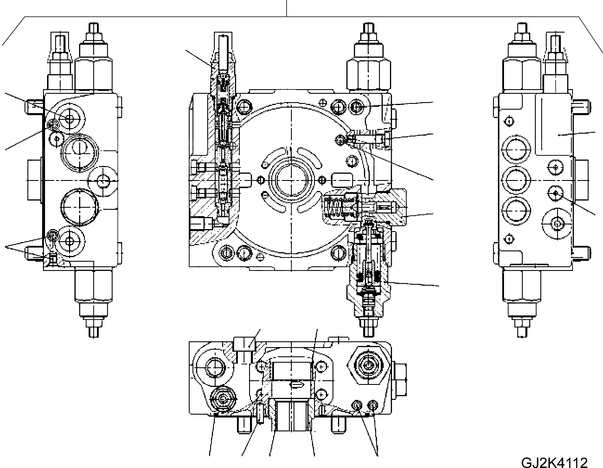 Схема запчастей Komatsu WA70-5 - AXIAL ПОРШЕНЬ НАСОС AXIAL ПОРШЕНЬ НАСОС