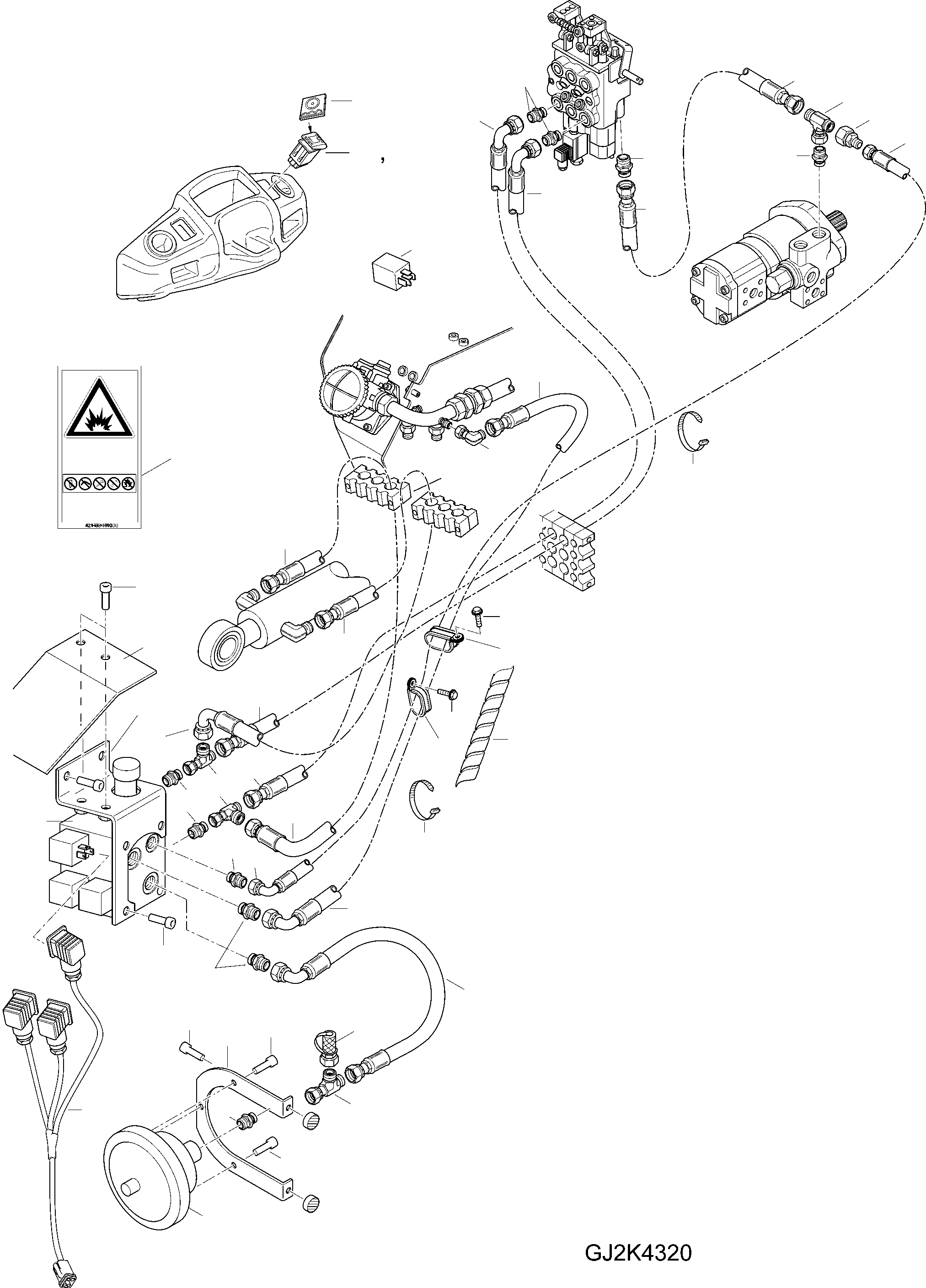 Схема запчастей Komatsu WA70-5 - ECSS. ОБОРУД-Е ОБОРУД-Е