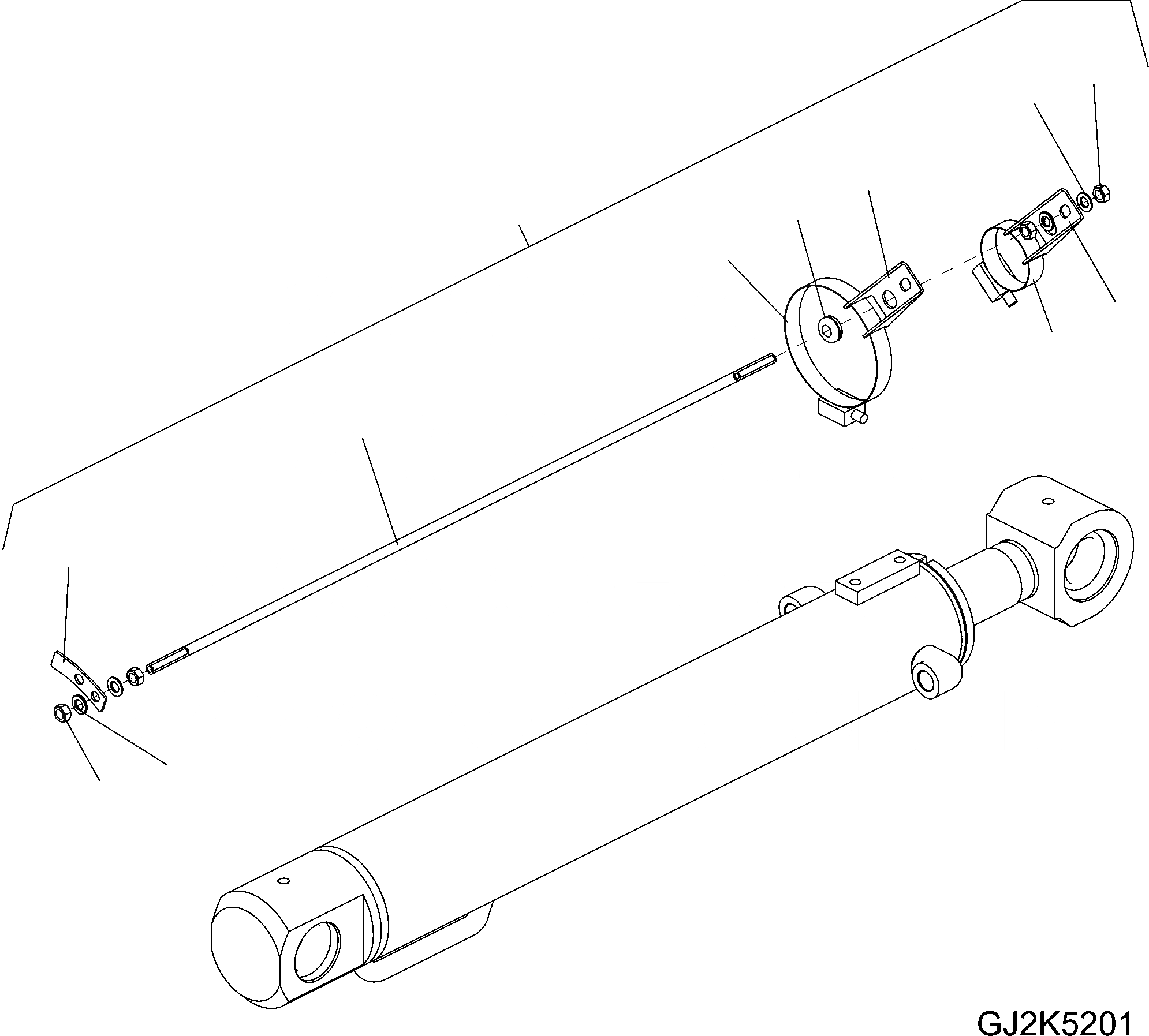 Схема запчастей Komatsu WA70-5 - КОВШ POSITION ИНДИКАТОР ОБОРУД-Е