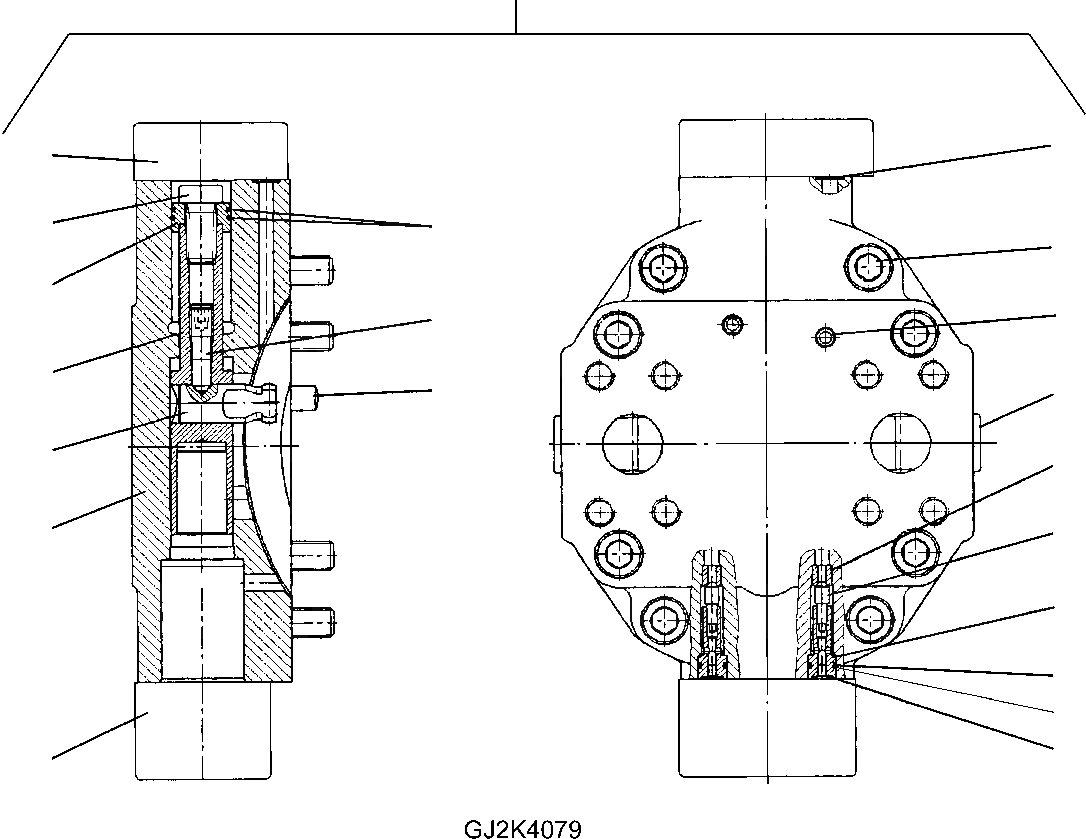 Схема запчастей Komatsu WA70-6 - ГИДРАВЛ ДВИГАТЕЛЬ (ВНУТР. ЧАСТИ) (/) Y ОСНОВН. КОМПОНЕНТЫ И РЕМКОМПЛЕКТЫ