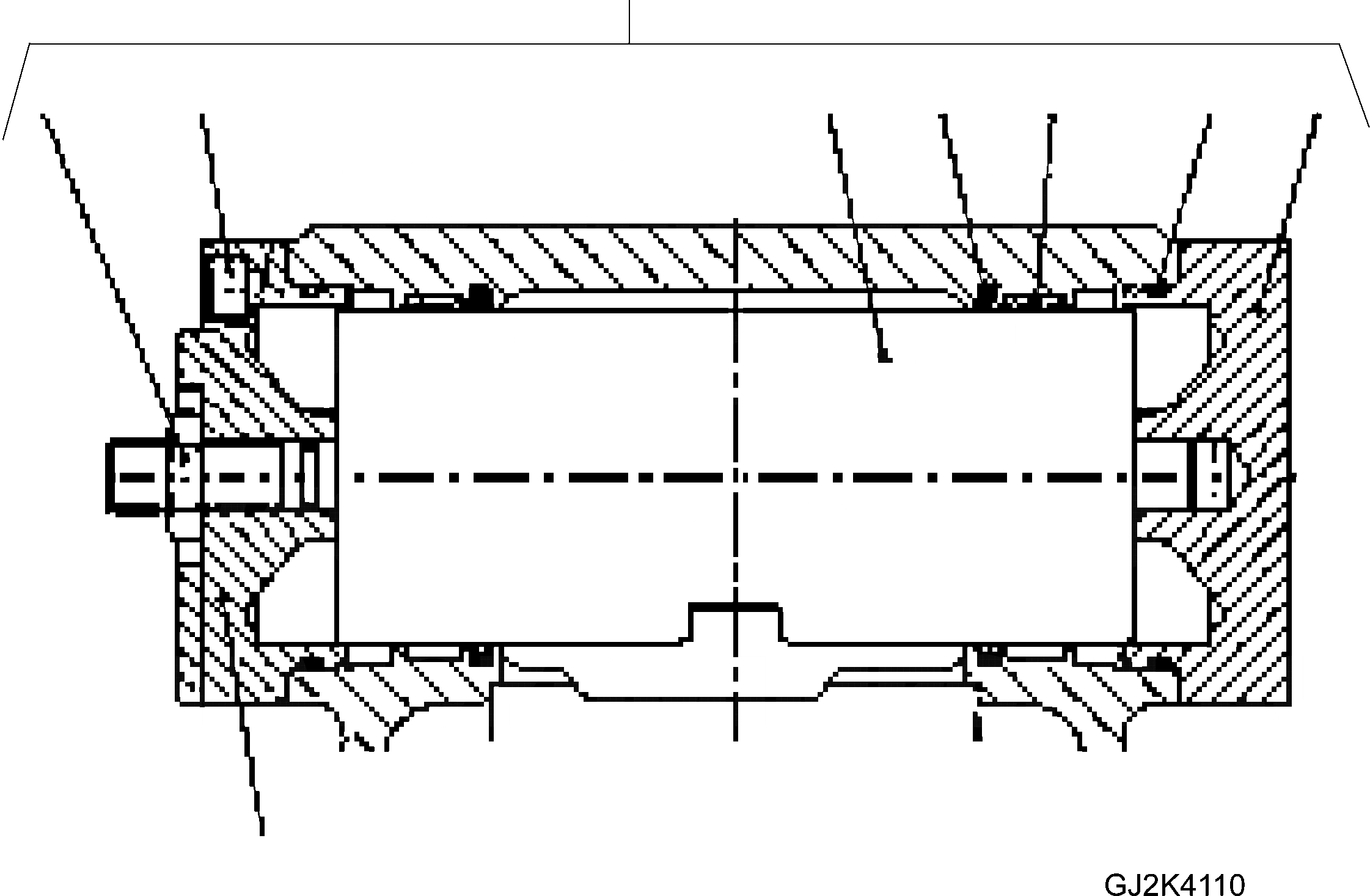 Схема запчастей Komatsu WA70-6 - ГИДР. НАСОС. (С SPEED УПРАВЛ-Е) (ВНУТР. ЧАСТИ) (/) Y ОСНОВН. КОМПОНЕНТЫ И РЕМКОМПЛЕКТЫ