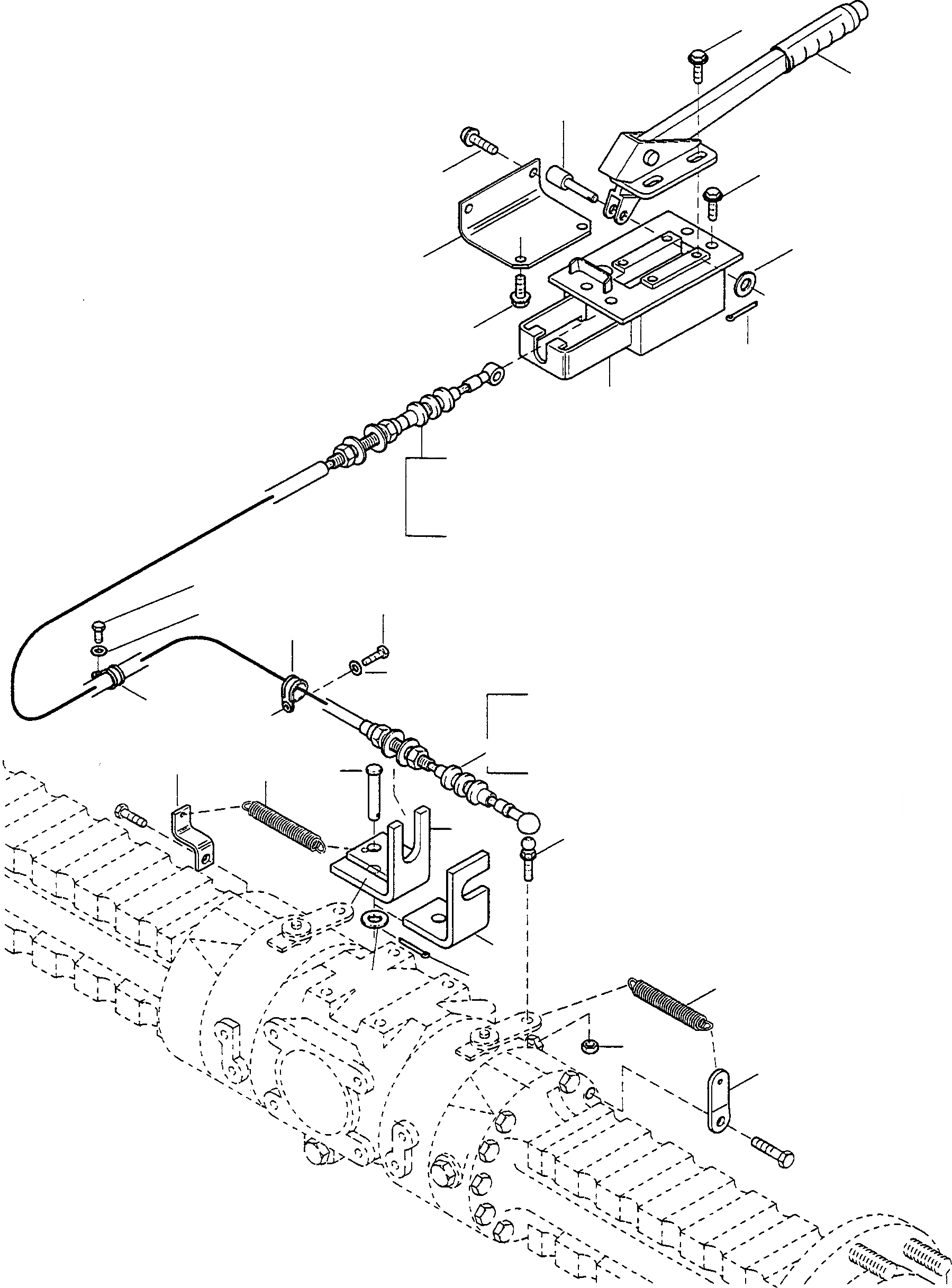 Схема запчастей Komatsu WA75-1 - HAND ТОРМОЗ. И OPERATING ASSEMBLY, EXECUTION I 9 ТОРМОЗ. СИСТЕМА