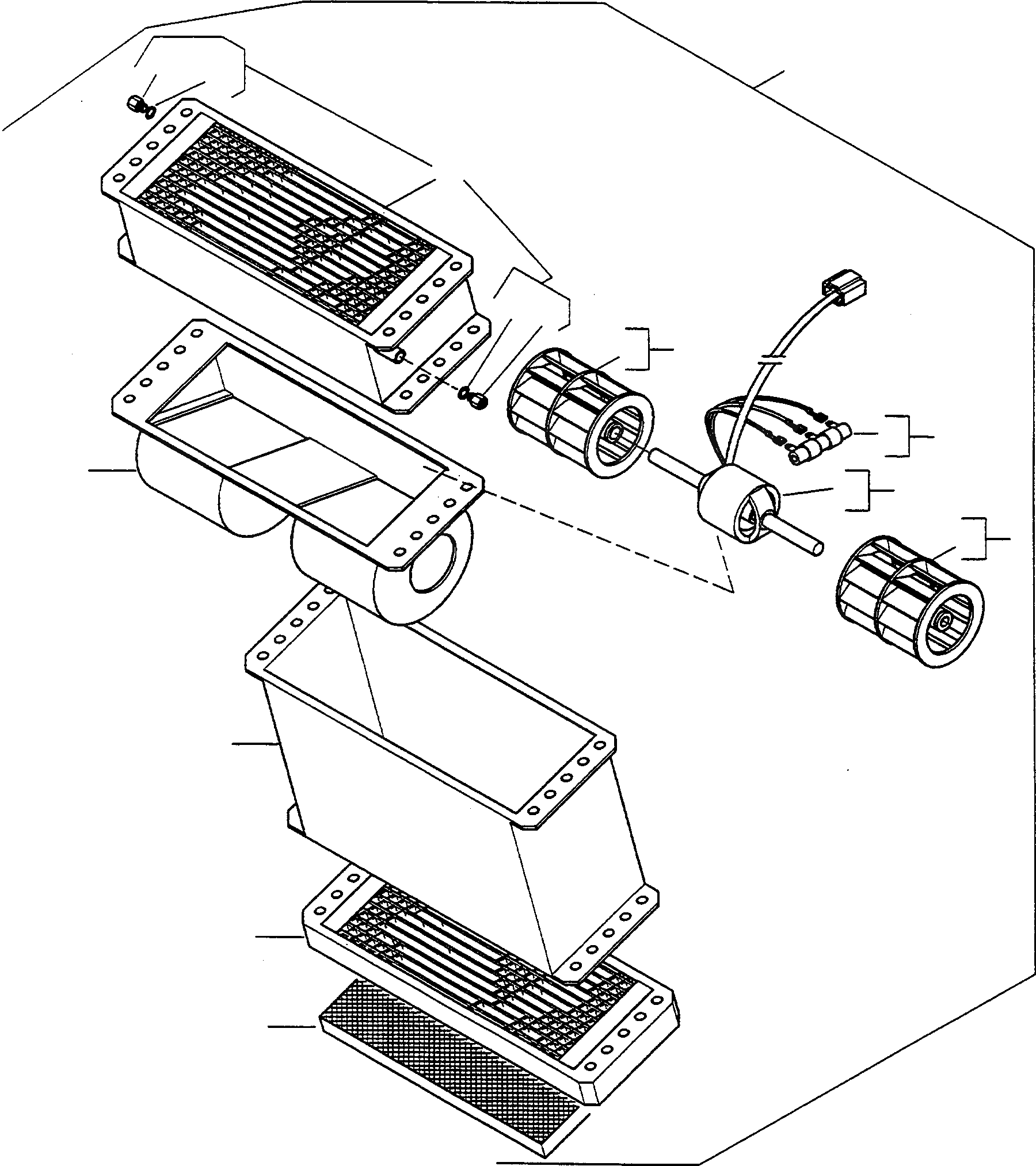 Схема запчастей Komatsu WA75-1 - ОБОГРЕВАТЕЛЬ., EXECUTION I ОБОГРЕВАТЕЛЬ., EXECUTION I