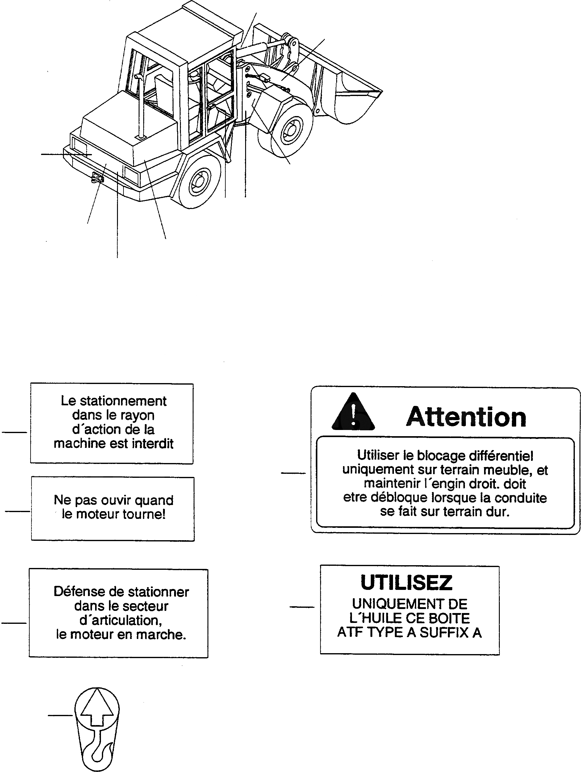 Схема запчастей Komatsu WA75-1 - ТАБЛИЧКИS, ФРАНЦИЯ ИНСТРУМЕНТ, АКСЕССУАРЫ, БУКВЕНН.