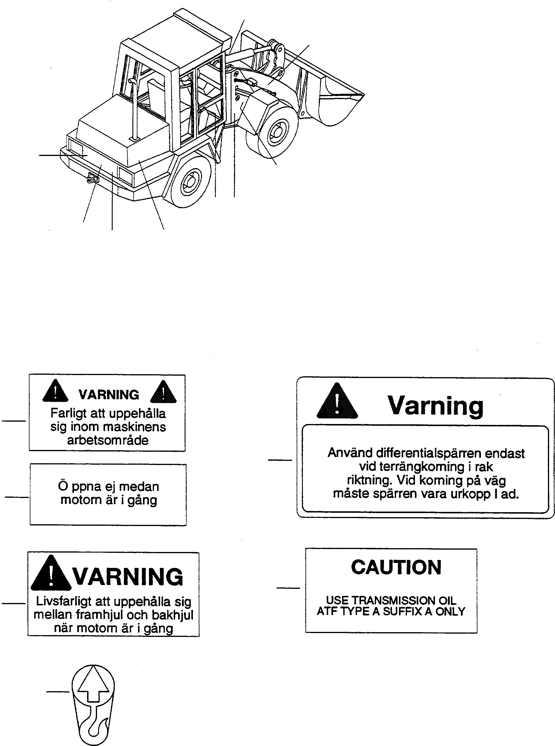 Схема запчастей Komatsu WA75-1 - ТАБЛИЧКИS, SWEDISH ИНСТРУМЕНТ, АКСЕССУАРЫ, БУКВЕНН.