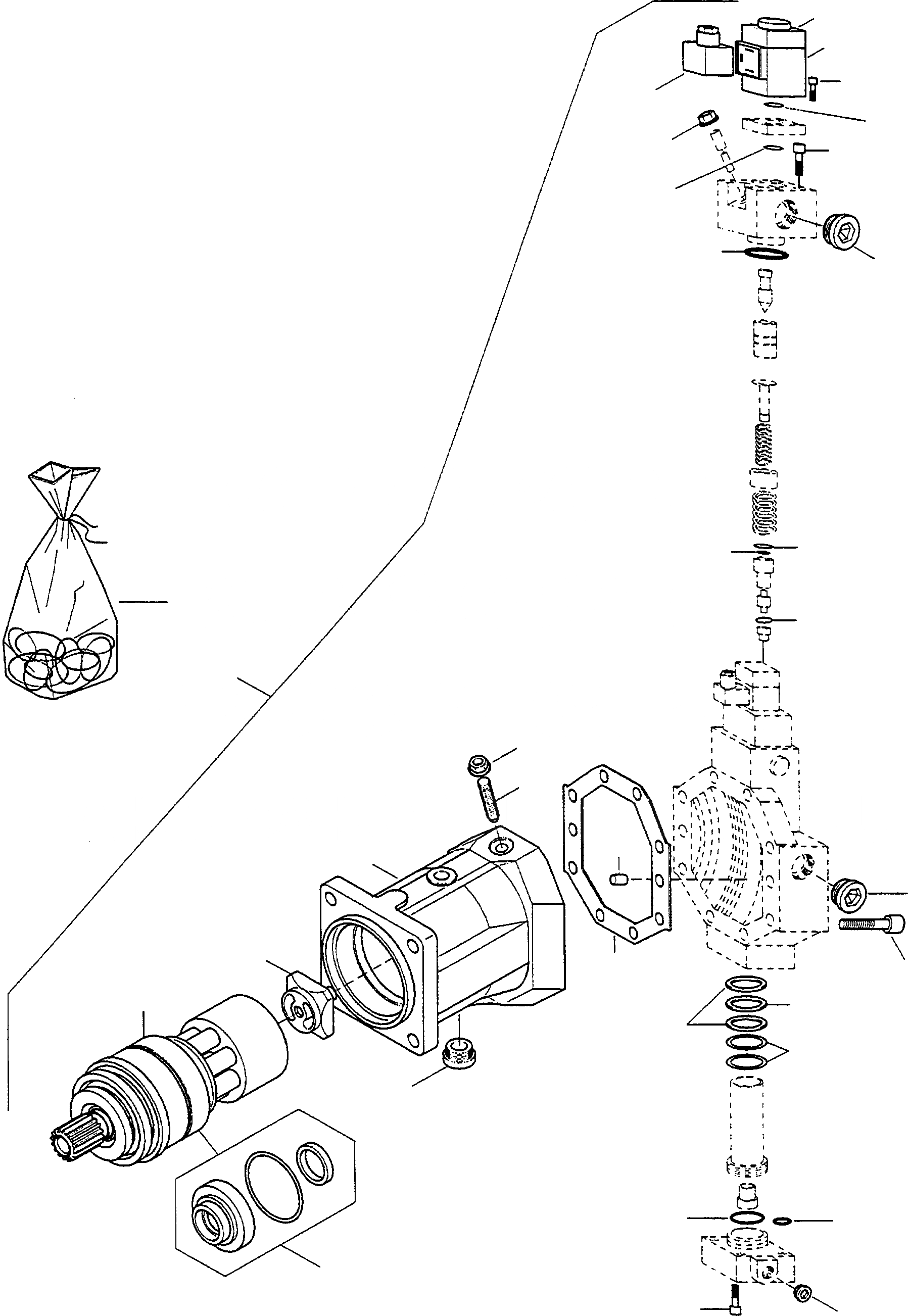 Схема запчастей Komatsu WA75-1 - AXIAL ПОРШЕНЬ ДВИГАТЕЛЬ ТРАНСМИССИЯ, КРЕСТОВИНА