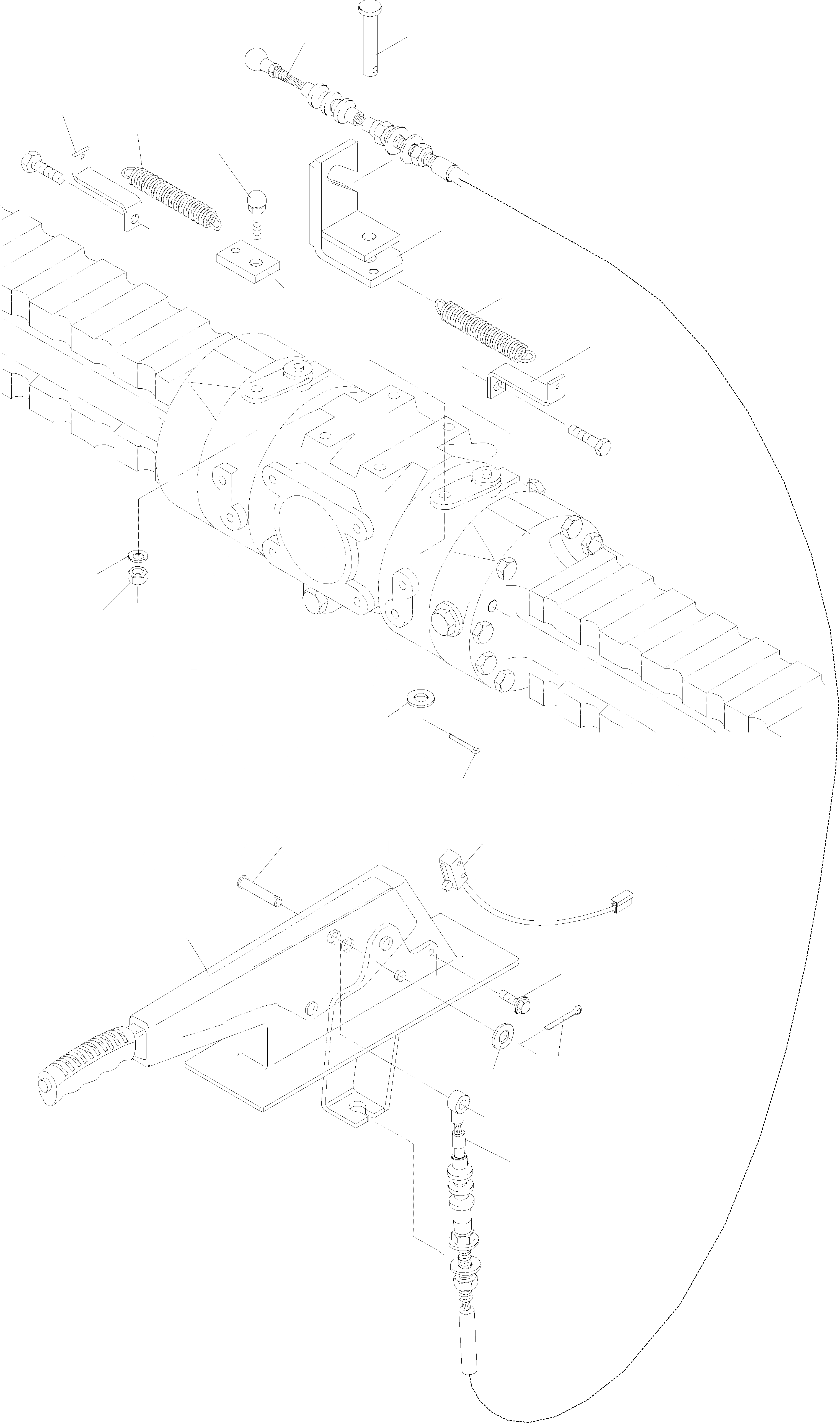 Схема запчастей Komatsu WA75-3 - HAND ТОРМОЗ. И OPERATING ASSEMBLY 9 ТОРМОЗ. СИСТЕМА