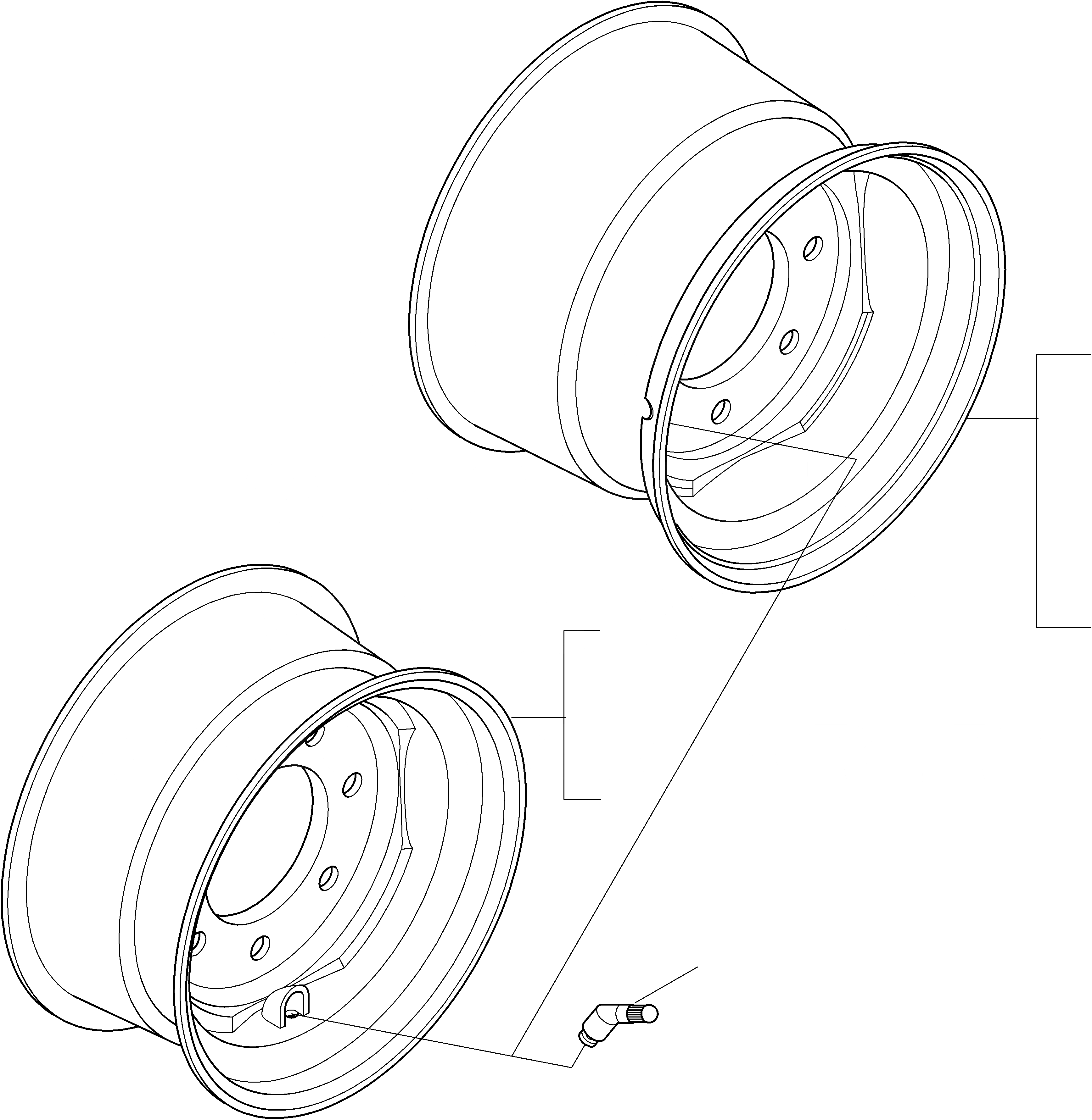 Схема запчастей Komatsu WA75-3 FLEET - DISC КОЛЕСА DISC КОЛЕСА, ЦЕПЬ