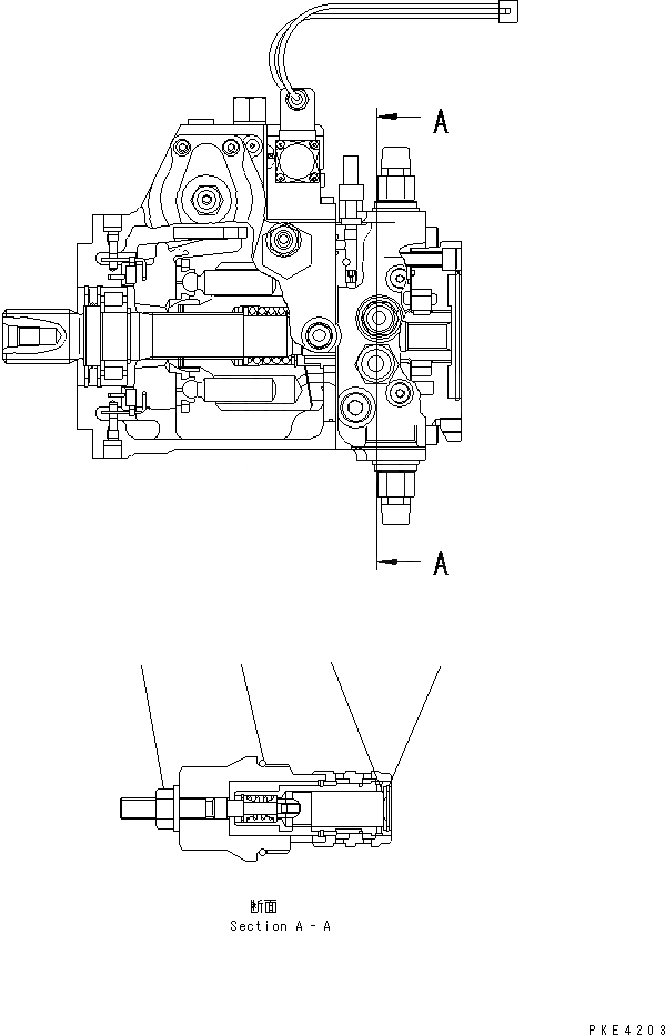 Схема запчастей Komatsu WA80-3-CB - HST НАСОС (ВНУТР. ЧАСТИ¤ /7) ТРАНСМИССИЯ