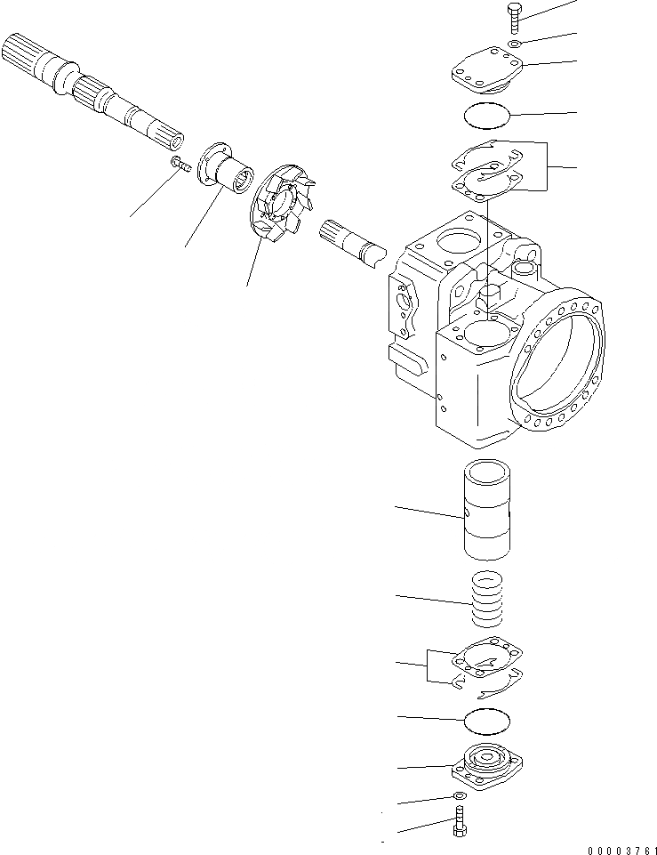 Схема запчастей Komatsu WA800-3E0 - ПЕРЕКЛЮЧАТЕЛЬ НАСОС (GALEO) (7/)(№7-) ОСНОВН. КОМПОНЕНТЫ И РЕМКОМПЛЕКТЫ