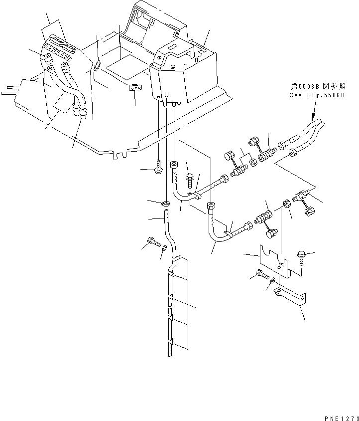 Схема запчастей Komatsu WA800-1-13 - ТРУБКИ КОНДИЦИОНЕРА (DENSO) (RA) (/)(№88-) РАМА И ЧАСТИ КОРПУСА