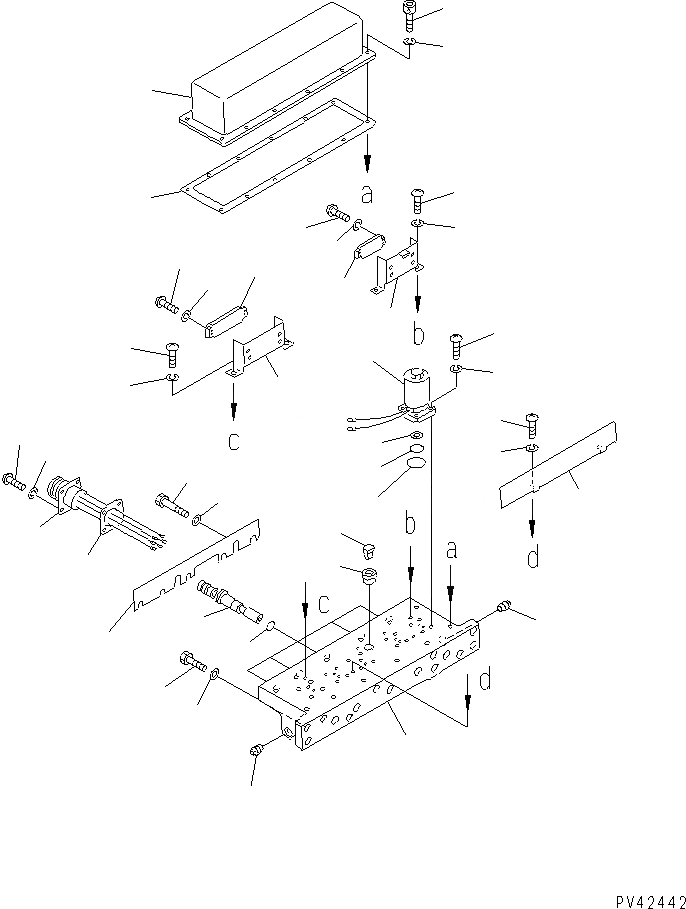 Схема запчастей Komatsu WA800-1-A - КЛАПАН УПРАВЛЕНИЯ ТРАНСМИССИЕЙ (/) ТРАНСМИССИЯ