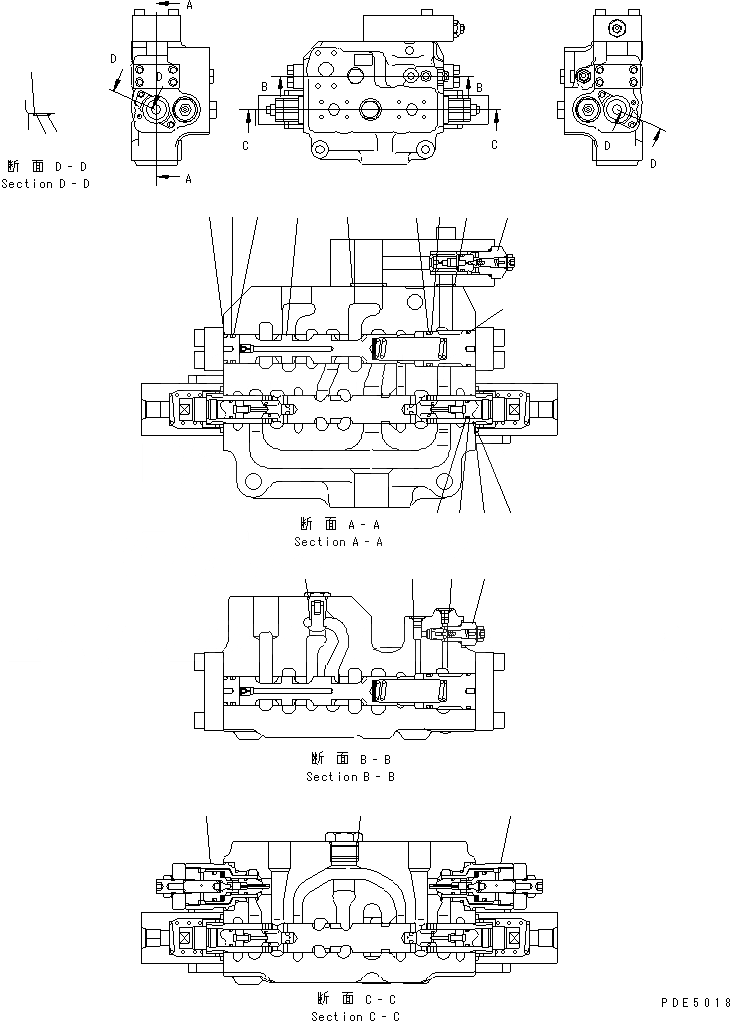 Схема запчастей Komatsu WA800-1-A - РУЛЕВ. УПРАВЛЕНИЕ ЗАПРАШИВАЮЩ. КЛАПАН (ДЛЯ УПРАВЛ-Е ДЖОЙСТИКОМ)(№-) РУЛЕВ. УПРАВЛЕНИЕ И СИСТЕМА УПРАВЛЕНИЯ