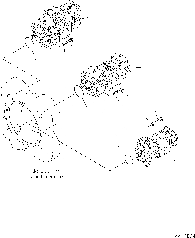 Схема запчастей Komatsu WA800-3 - ГИДР. НАСОС. (НАСОС И ЭЛЕМЕНТЫ КРЕПЛЕНИЯ) (OLIVIN СПЕЦ-Я.)(№-) ГИДРАВЛИКА