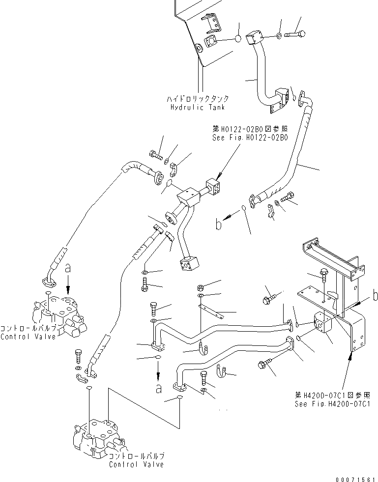 Схема запчастей Komatsu WA800-3 - ГИДРАВЛ ЛИНИЯ (ЗАПРАШИВАЮЩ. КЛАПАН - УПРАВЛЯЮЩ. КЛАПАН) (ПРОХОДНОЙ ФИЛЬТР)(№8-) ГИДРАВЛИКА