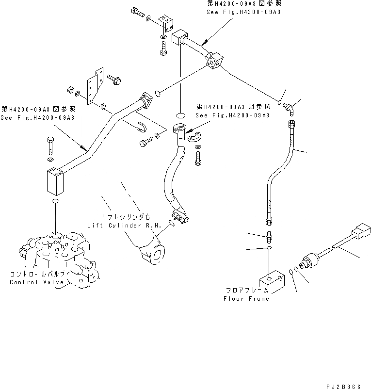 Схема запчастей Komatsu WA800-3 - ГИДРАВЛ ЛИНИЯ (ДАТЧИК ЛИНИЯ) (С MDP МОНИТОР) (КРОМЕ ЯПОН.)(№-8) ГИДРАВЛИКА