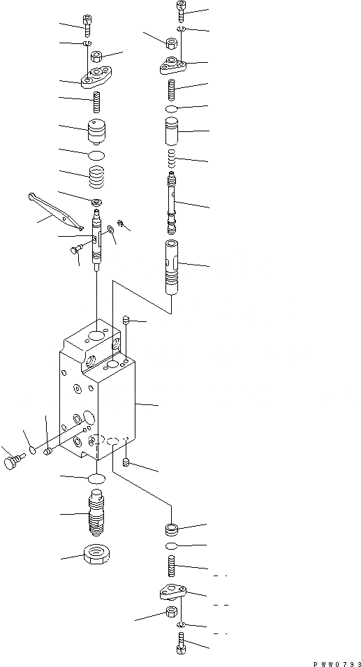 Схема запчастей Komatsu WA800-3 - ПОГРУЗ. НАСОС (/) (OLIVIN СПЕЦ-Я.)(№-) ОСНОВН. КОМПОНЕНТЫ И РЕМКОМПЛЕКТЫ