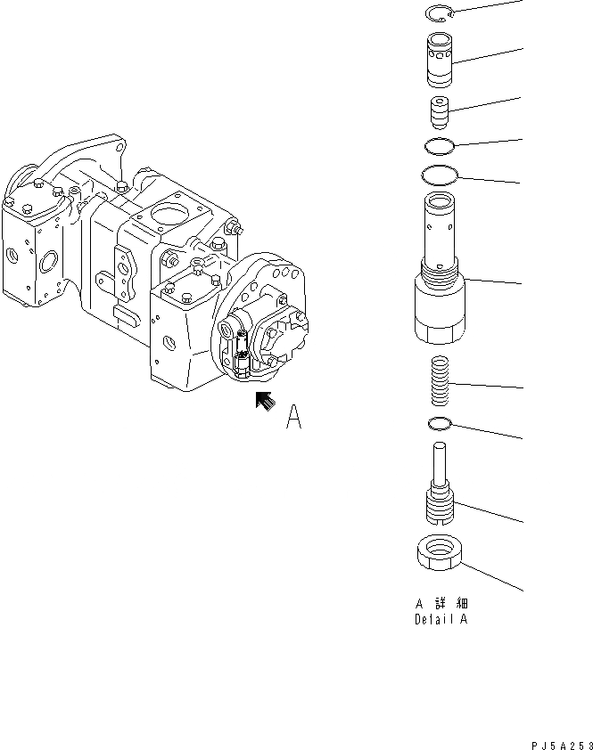 Схема запчастей Komatsu WA800-3 - ПОГРУЗ. НАСОС (/) (OLIVIN СПЕЦ-Я.)(№-) ОСНОВН. КОМПОНЕНТЫ И РЕМКОМПЛЕКТЫ