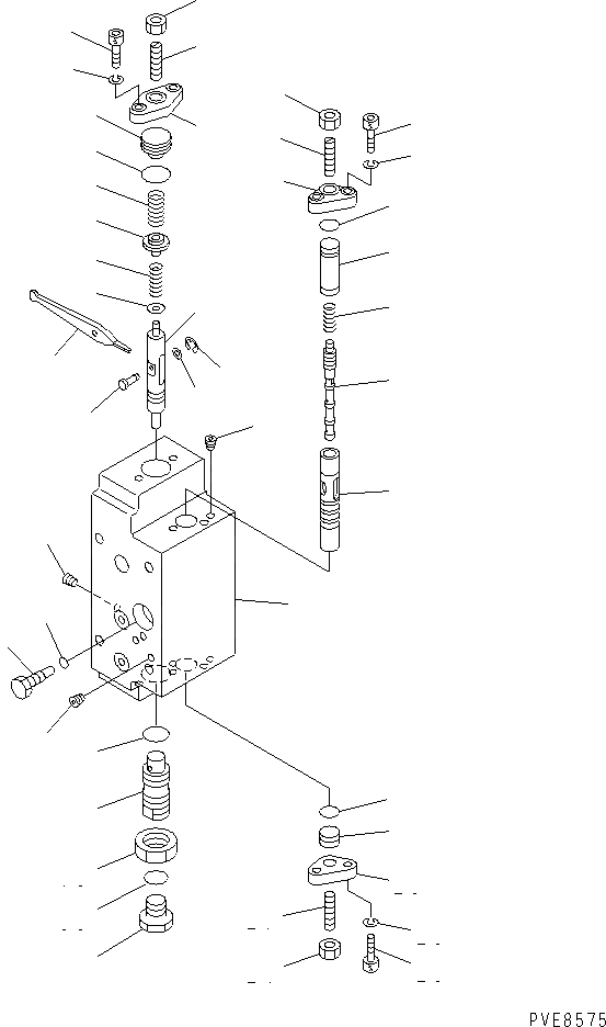 Схема запчастей Komatsu WA800-3 - ПЕРЕКЛЮЧАТЕЛЬ НАСОС (/) (OLIVIN СПЕЦ-Я.)(№-) ОСНОВН. КОМПОНЕНТЫ И РЕМКОМПЛЕКТЫ