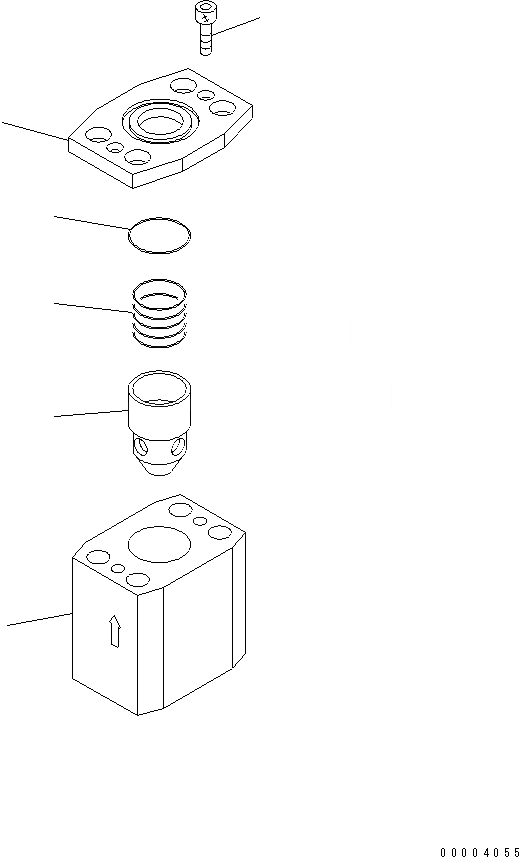 Схема запчастей Komatsu WA800-3 - КОНТРОЛЬ КЛАПАН ОСНОВН. КОМПОНЕНТЫ И РЕМКОМПЛЕКТЫ